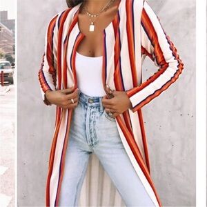 Dee Elly Multicolor Cardigan Women’s size Large